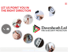 Tablet Screenshot of davenheath.co.uk